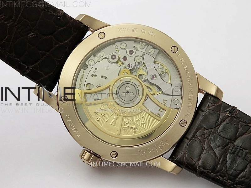 Code 11.59 RG 15210 APSF 1:1 Best Edition White Dial on Brown Leather Strap SA4302 Super Clone